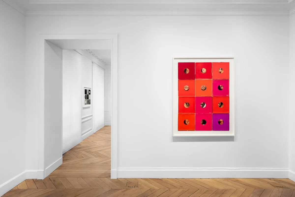 Installation view of Christian Marclay