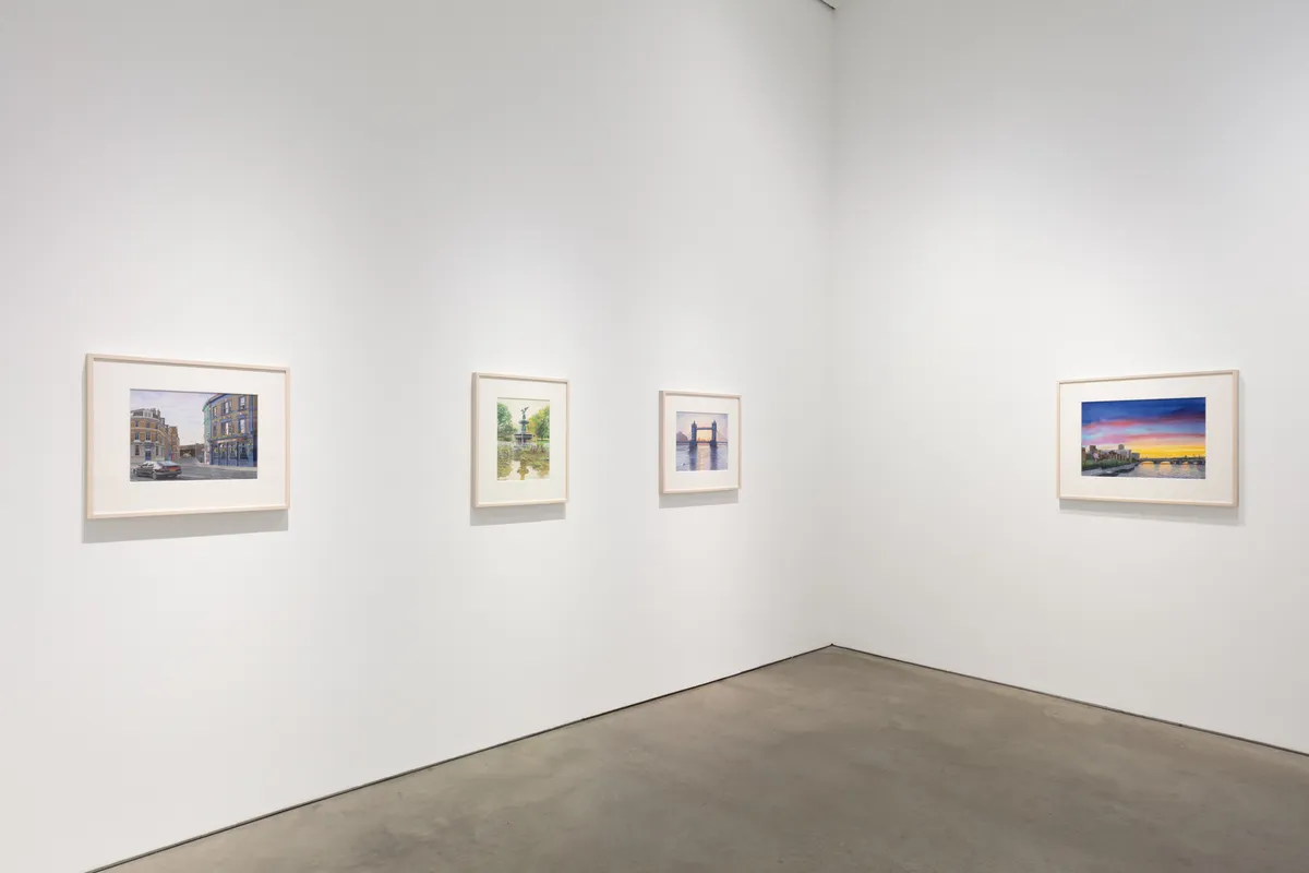 Installation view of Tim Gardner