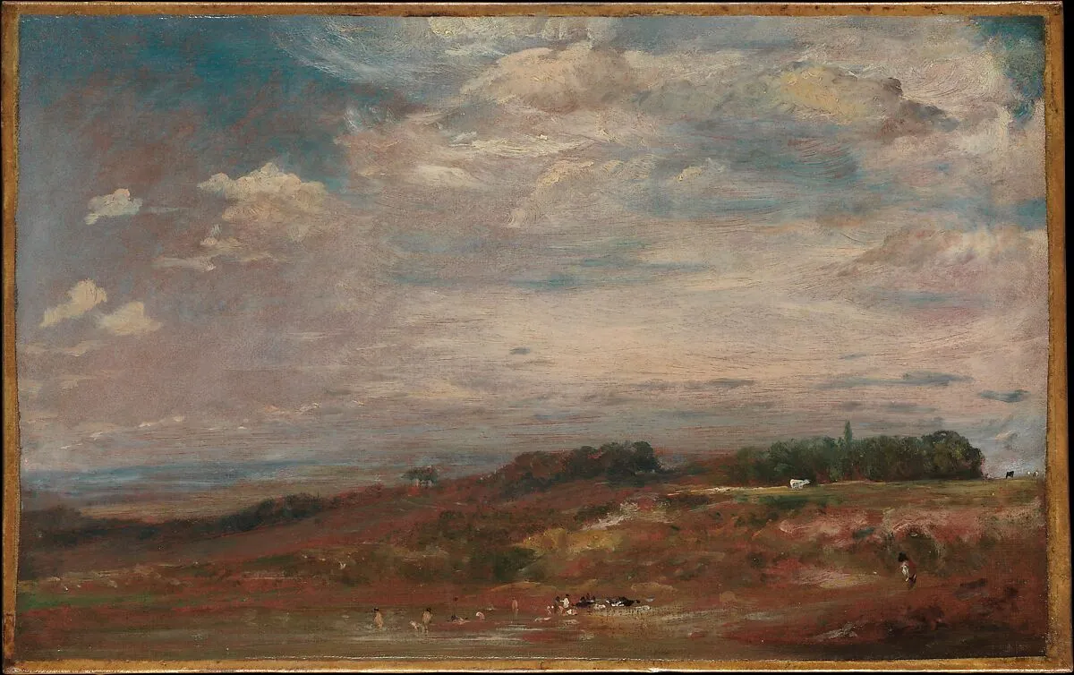 Hampstead Heath with Bathers, ca. 1821–22