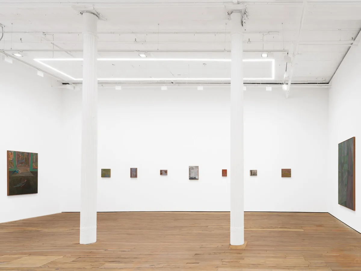 Installation view of Volker Hüller: Angelus Novus