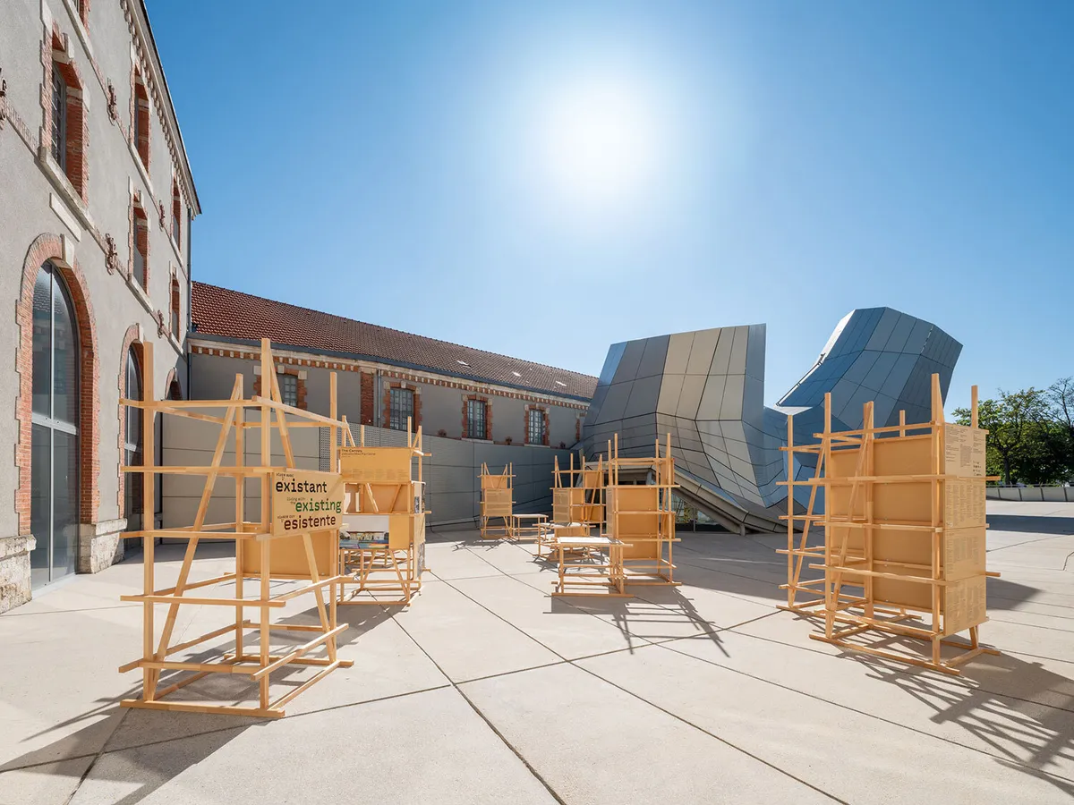 Installation view of Dominique Jakob + Brendan MacFarlane: Living With… Comes to SCI-Arc