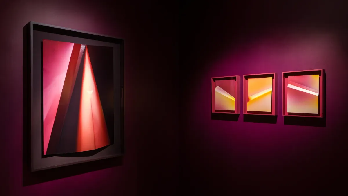 Installation view of Fabiola Menchelli: our sharp line of sight