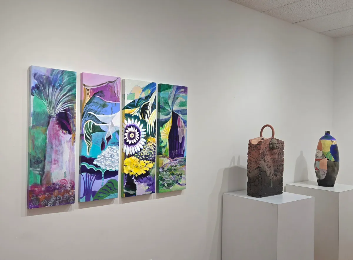 Installation view of Layers of Time, Journey of Colors