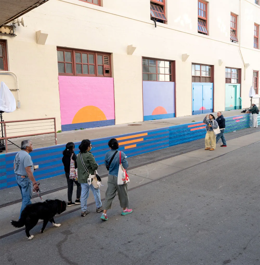 Installation view of Leah Rosenberg: The Sea Is But Another Sky