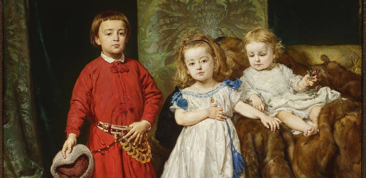 Jan Matejko, Portrait of Three of the Artist’s Children, 1870