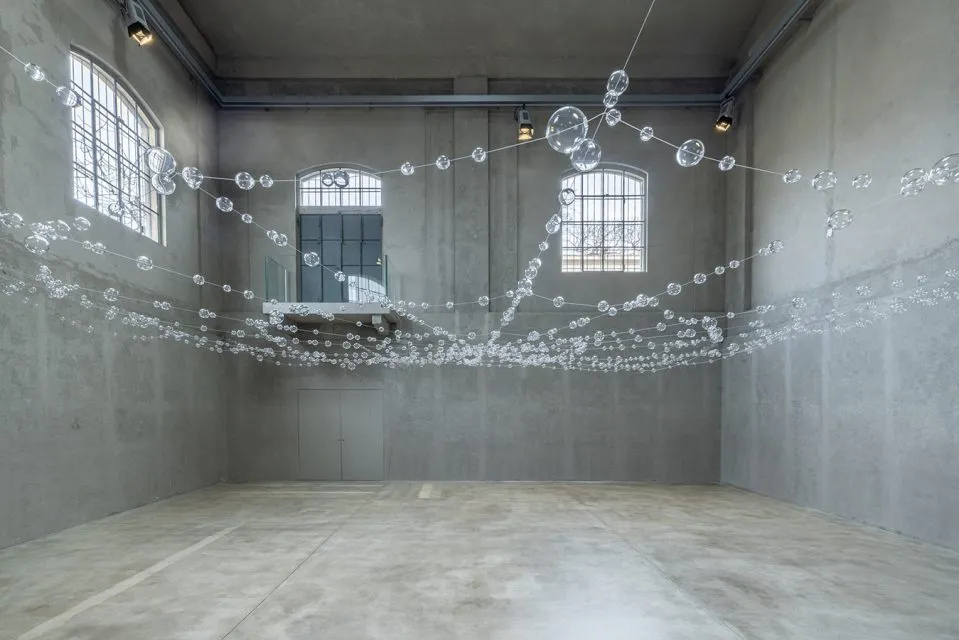 Installation view of Mona Hatoum: Over, under and in between