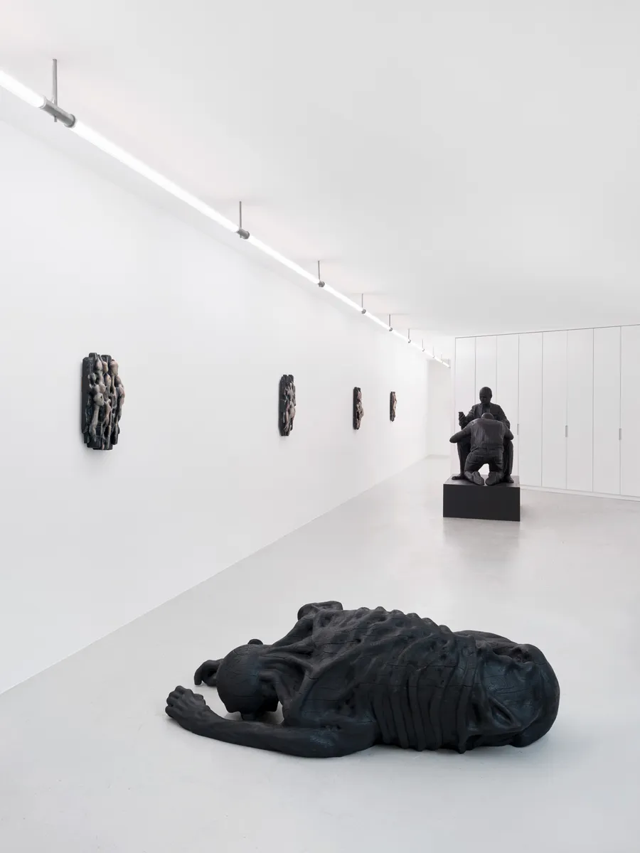 Installation view of Ersan Mondtag: Dispair