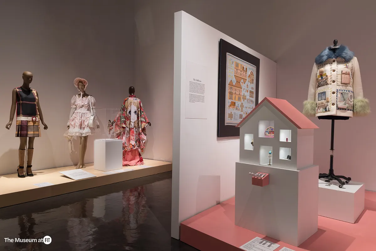 Installation view of Doll Dressing