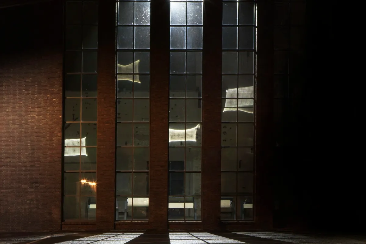 Installation view of Kira Freije: Between Sunlight