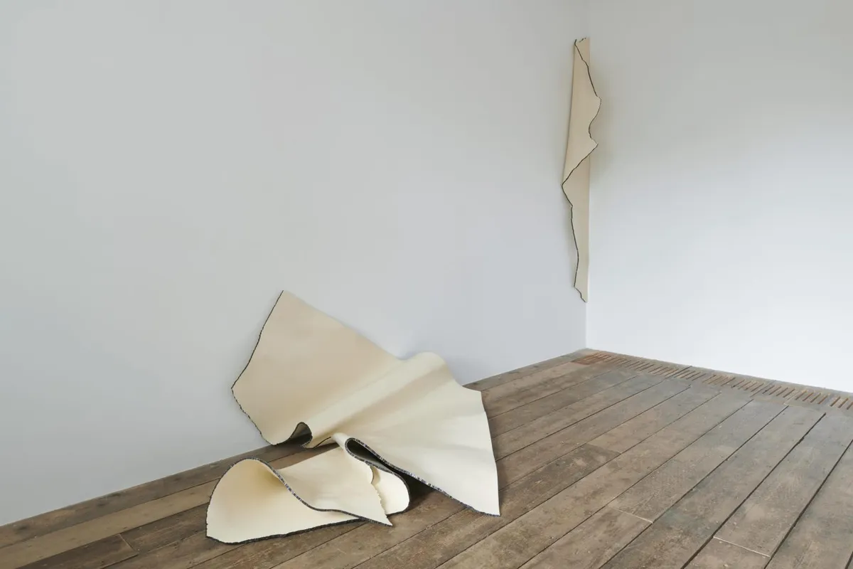 Installation view of Monika Sosnowska: Weight of Matter