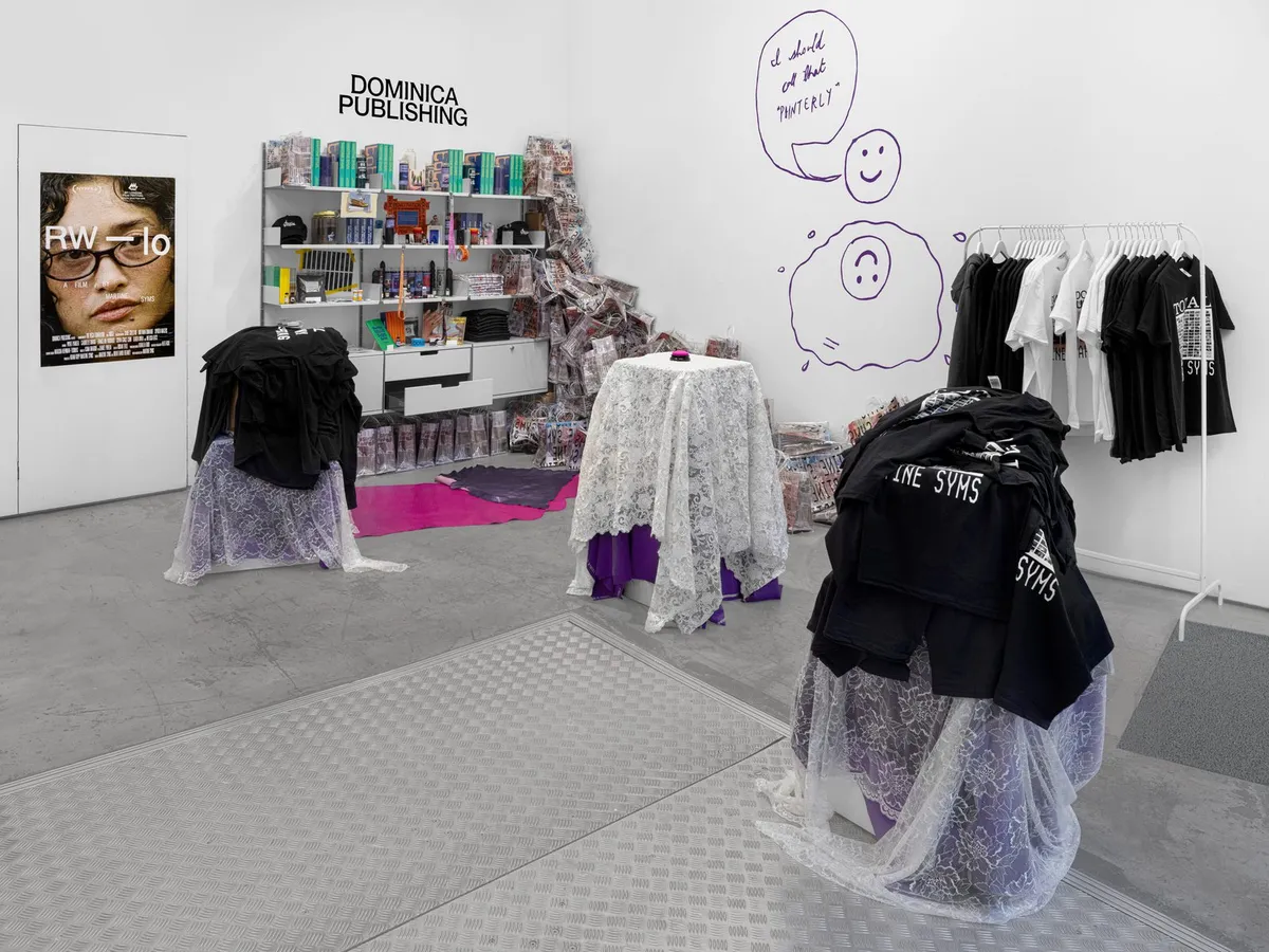 Installation view of Martine Syms: Knot Eye