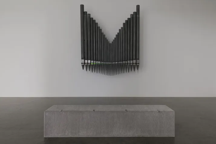 Installation view of Jeremy Shaw: Half-Life of Grace