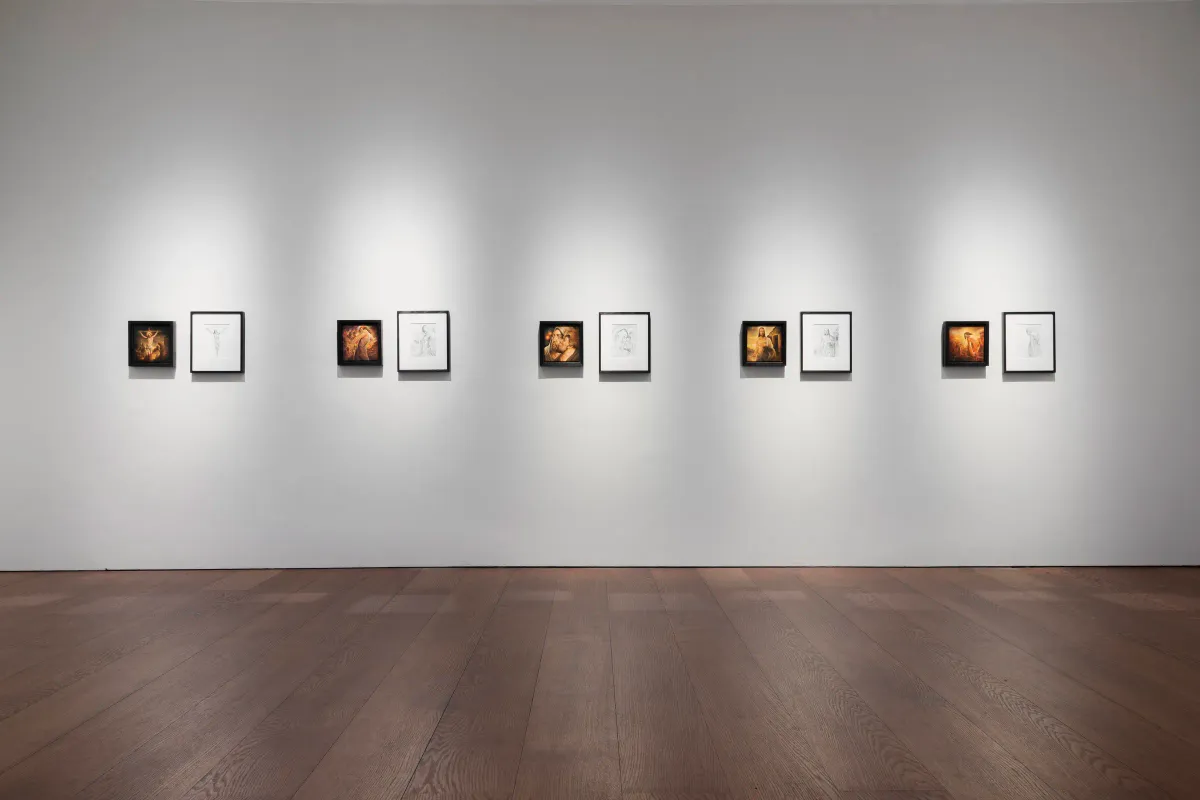 Installation view of Peter Howson: Salvation