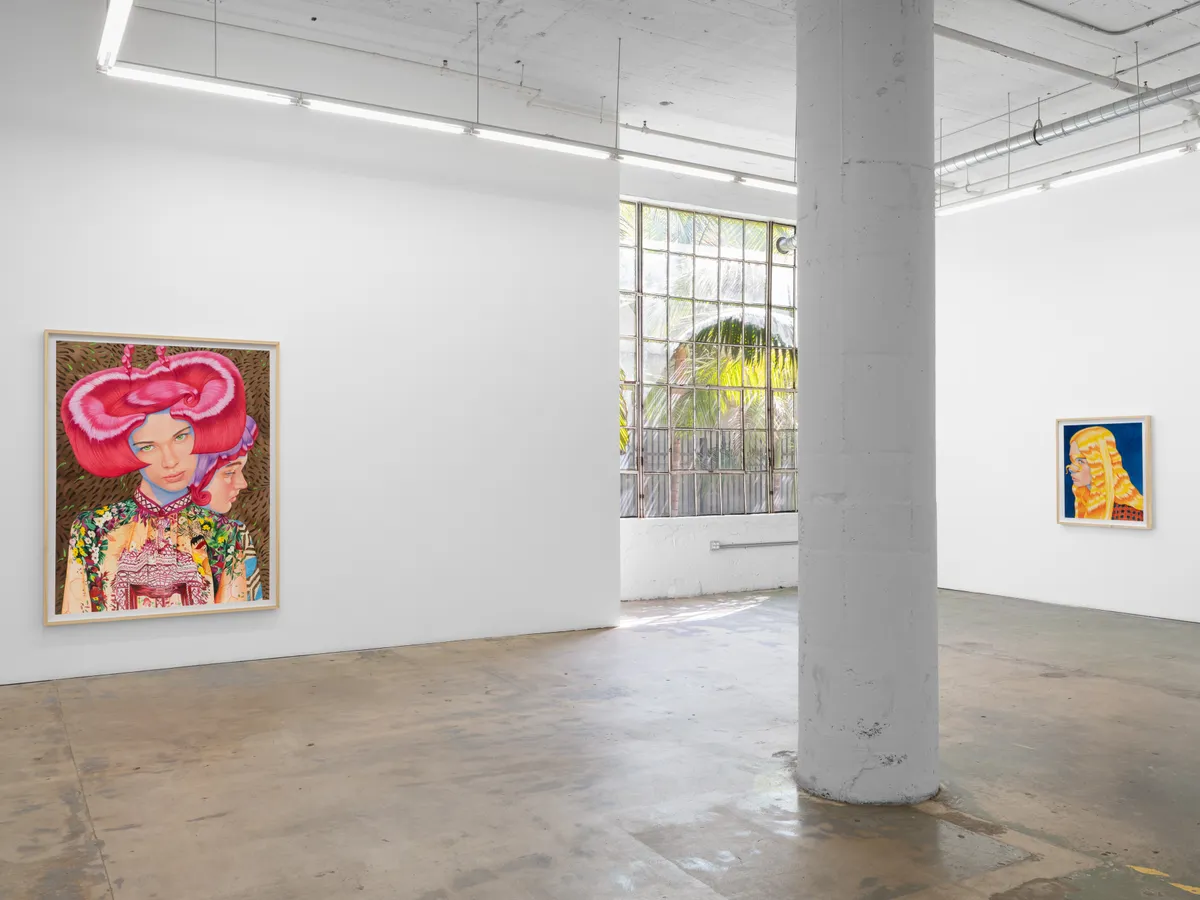 Installation view of Ángeles Agrela: Camino y Paz