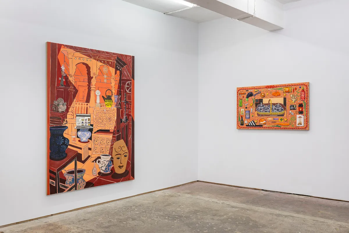 Installation view of Dickon Drury: Ants on Mushrooms in the Snow