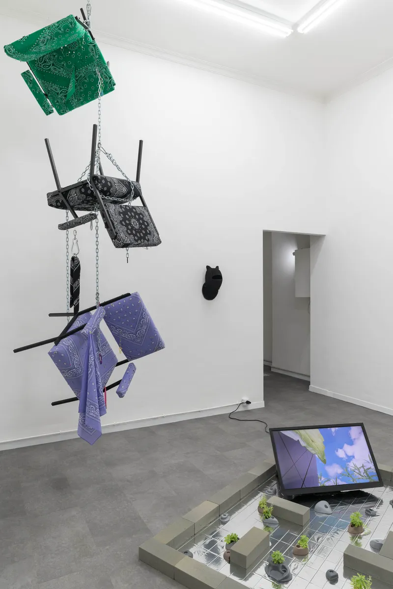 Installation view of ZIO ZIO tutto a posto