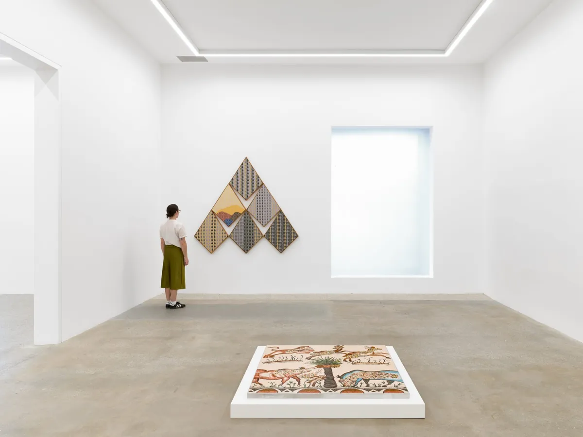 Installation view of Jordan Nassar: Describing Clouds