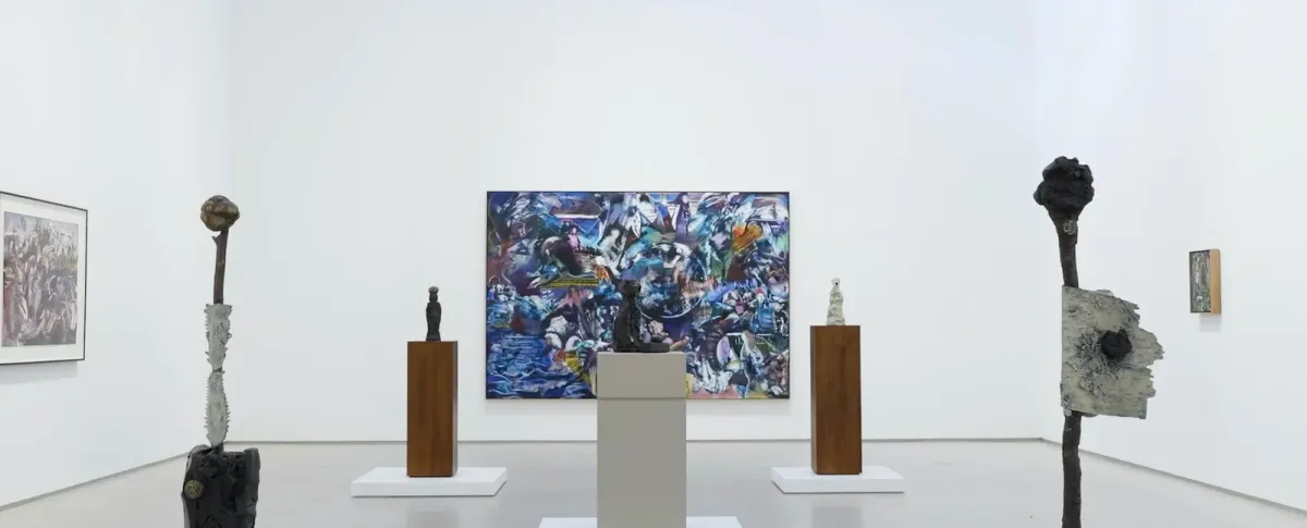 Installation view of Ali Banisadr: Talisman