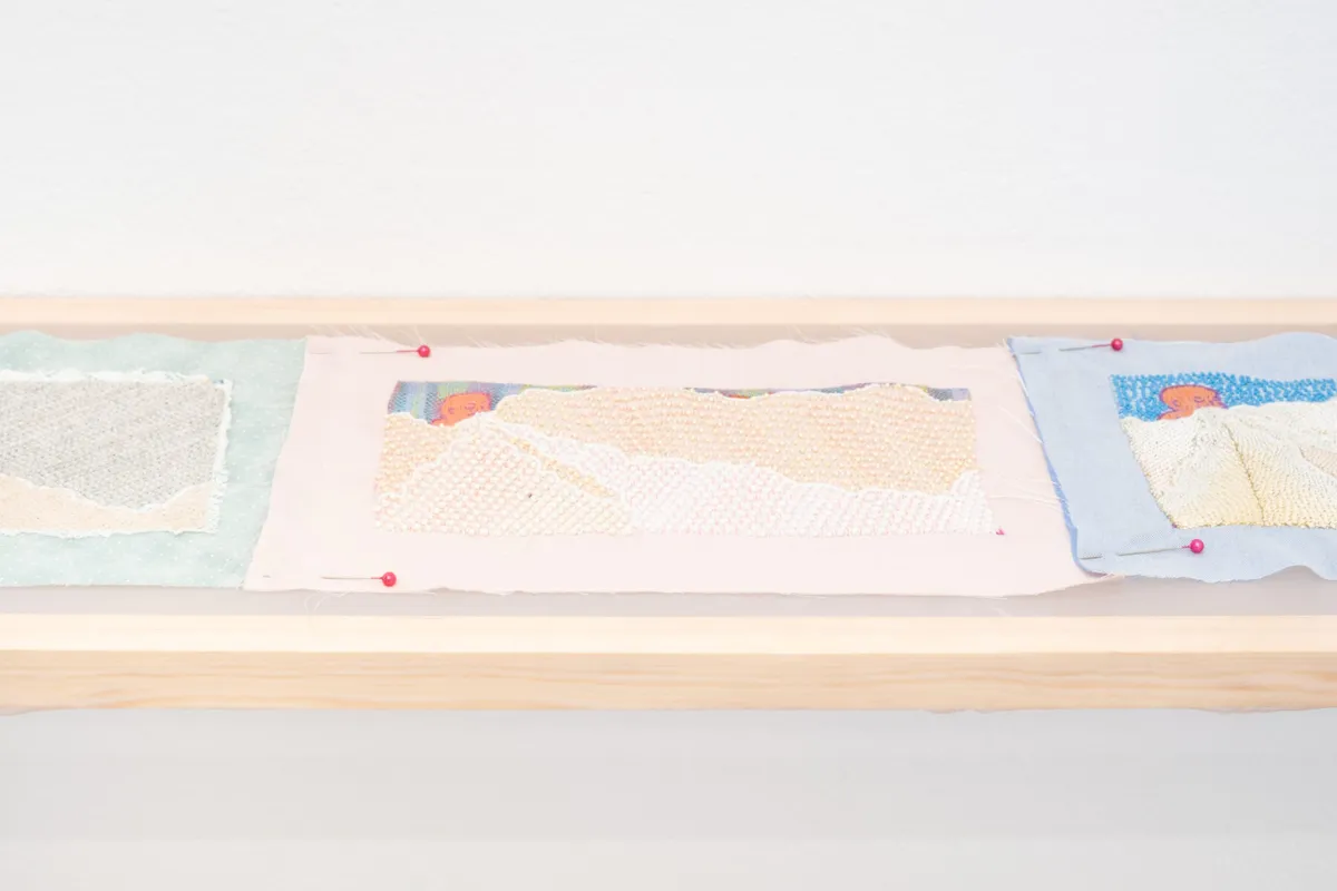 Installation view of DanFong Wang: The Sparkle, The Blossom and The Milky Land