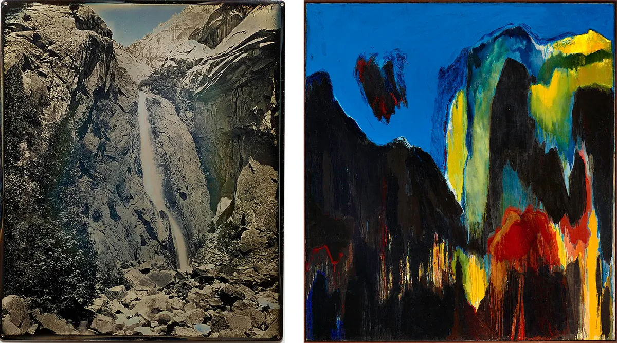 Binh Danh; Bernice Bing, Lower Yosemite Fall; Blue Mountain No. 4, 2014; 1966