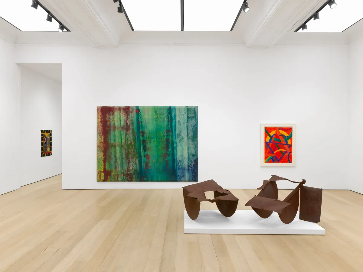 Installation view of People Make Art: A Tribute to Melvin Edwards