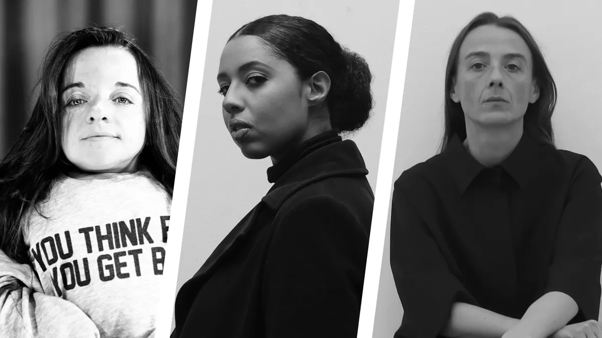 The three 2026 finalists: Chiara Bersani, Adji Dieye, Margherita Moscardini