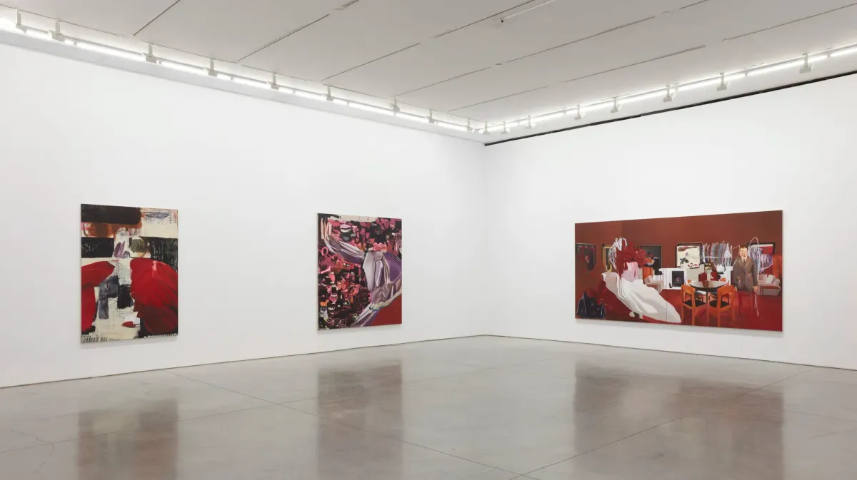 Installation view of Dora Jeridi: A Burnt Child Loves the Fire