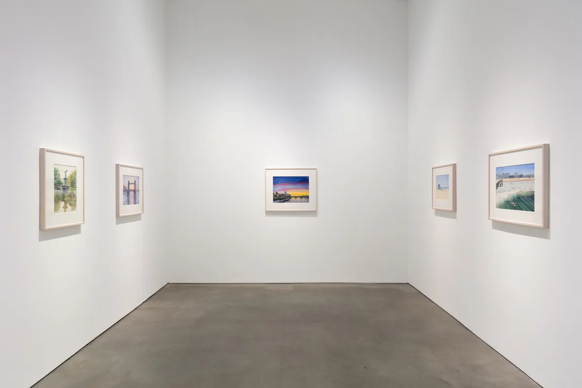 Installation view of Tim Gardner