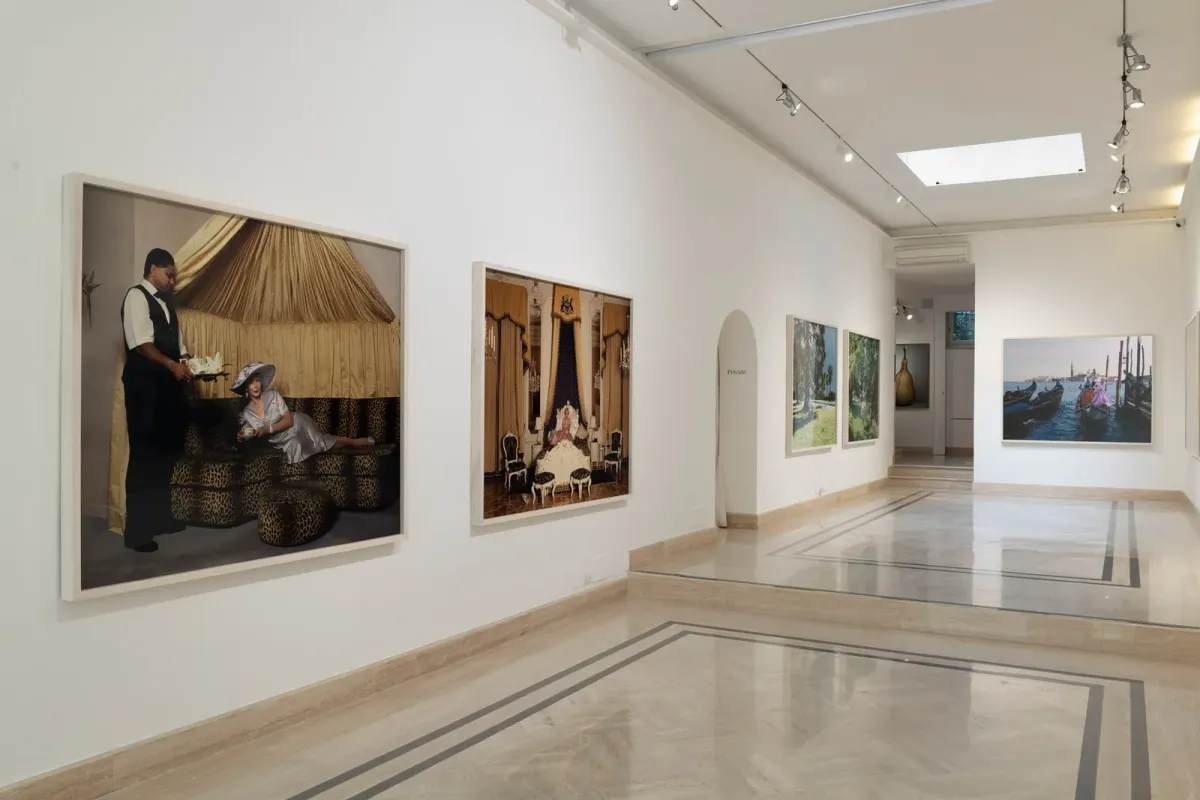 Installation view of Brigitte Niedermair: Madame Hirsch