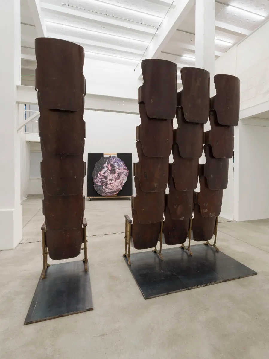 Installation view of Martin Margiela in Berlin at Konrad Fischer Galerie