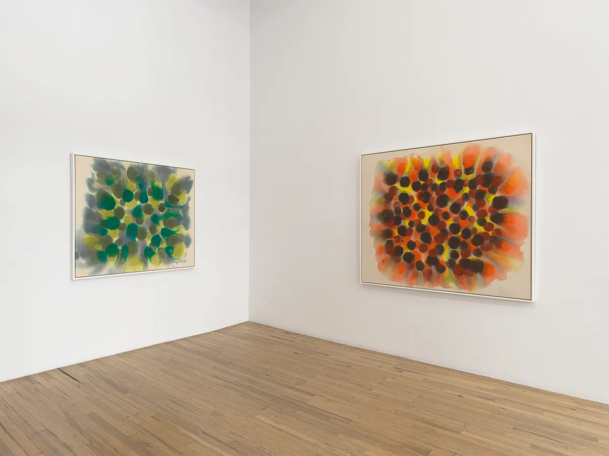 Installation view of Kenneth Victor Young: Works 1970–1972