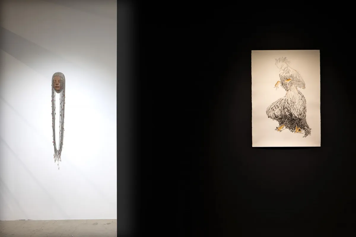 Installation view of Future Past Tense
