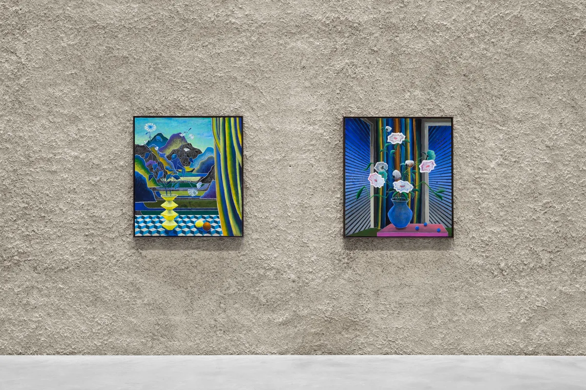 Installation view of Christian Achenbach: Echotropia