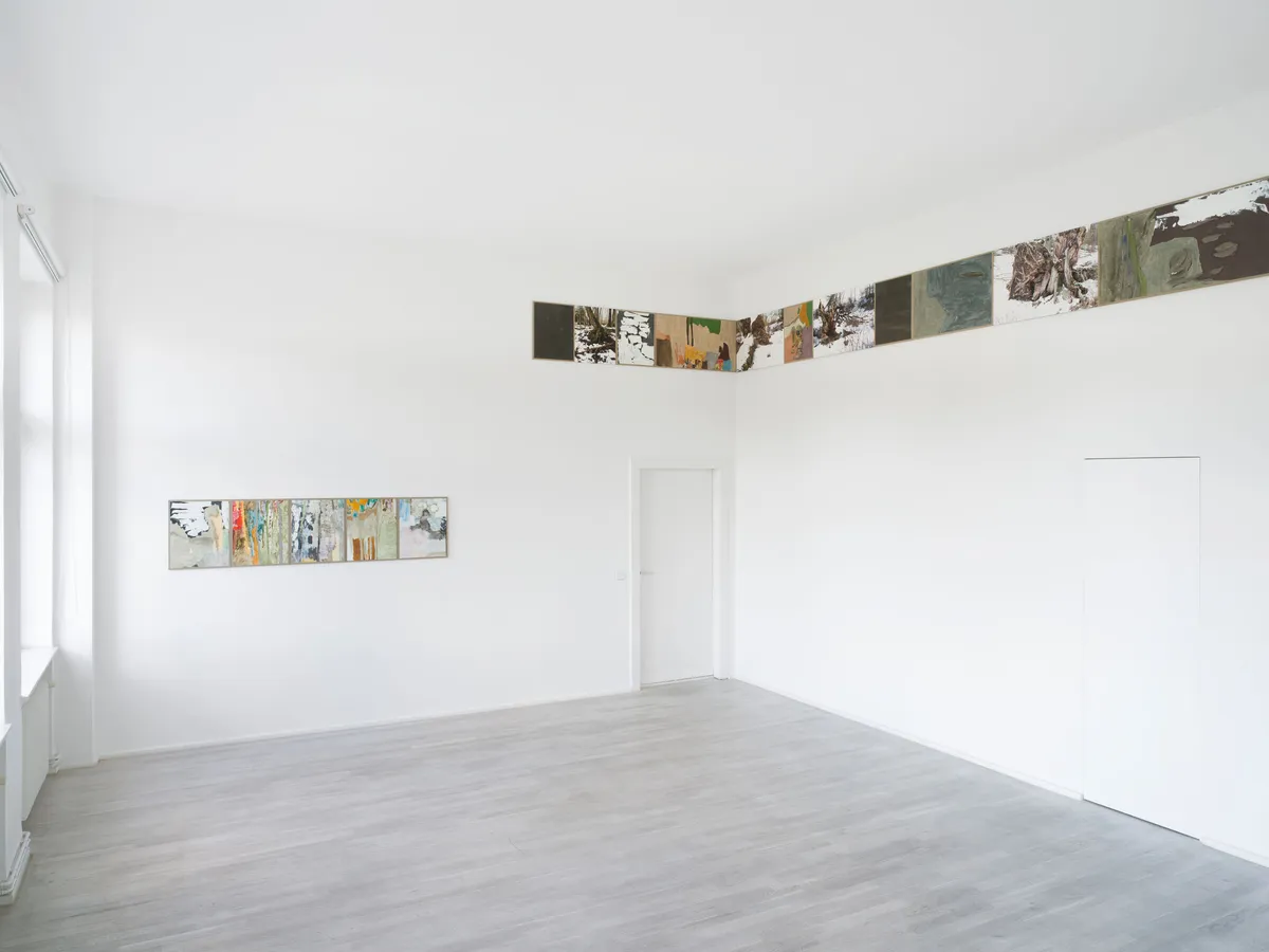 Installation view of Andreas Eriksson: Horizontal Fold