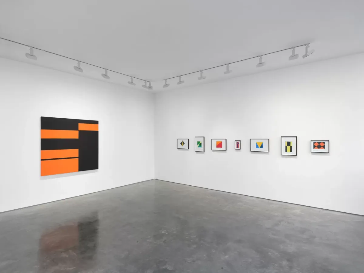 Installation view of Carmen Herrera: Pulse, Pause, Repeat