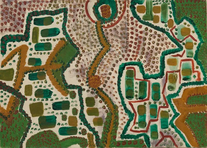 Alice Rahon, Pluie, 1942