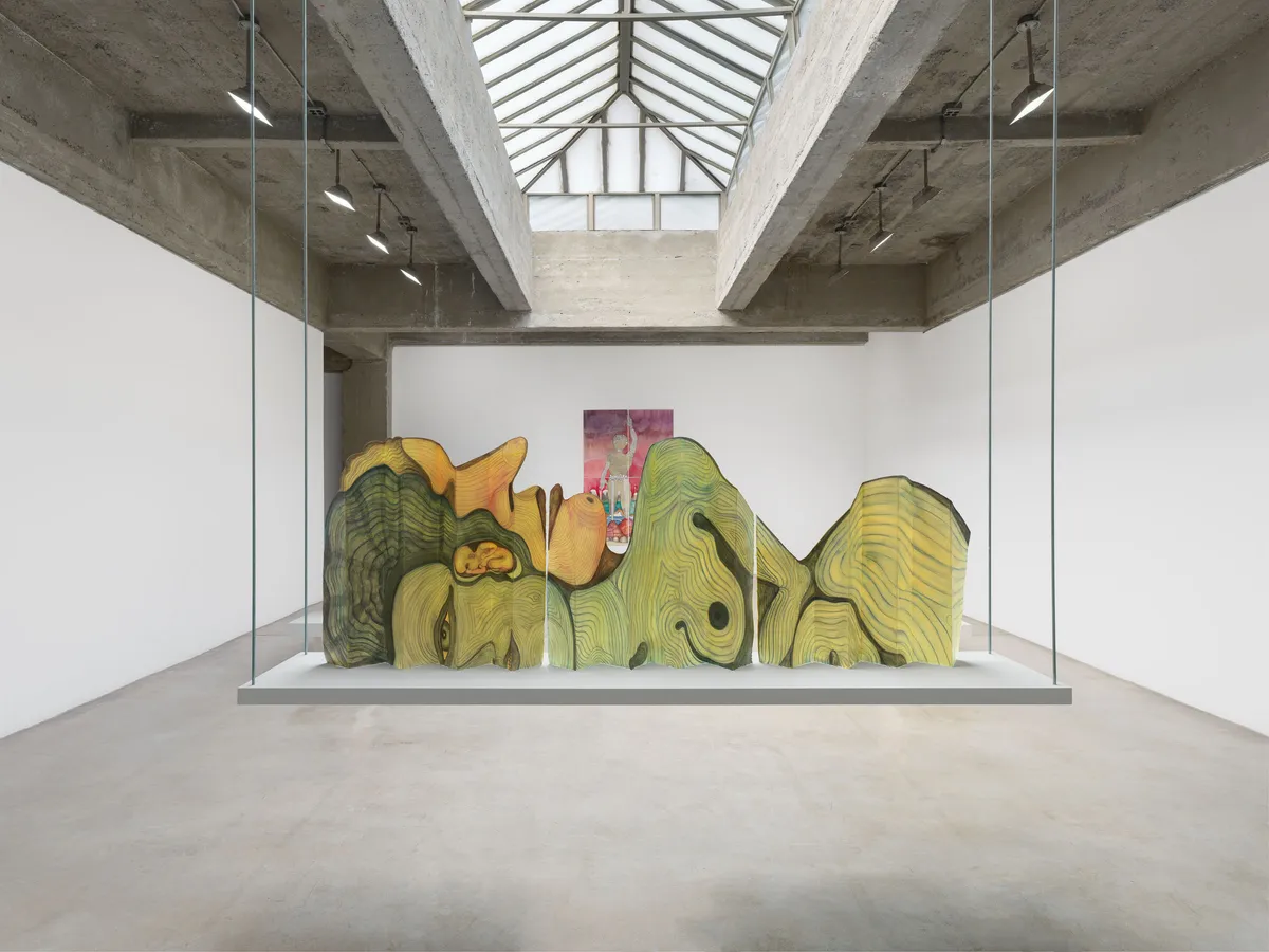 Installation view of Sandra Vásquez de la Horra: Reading the Waves