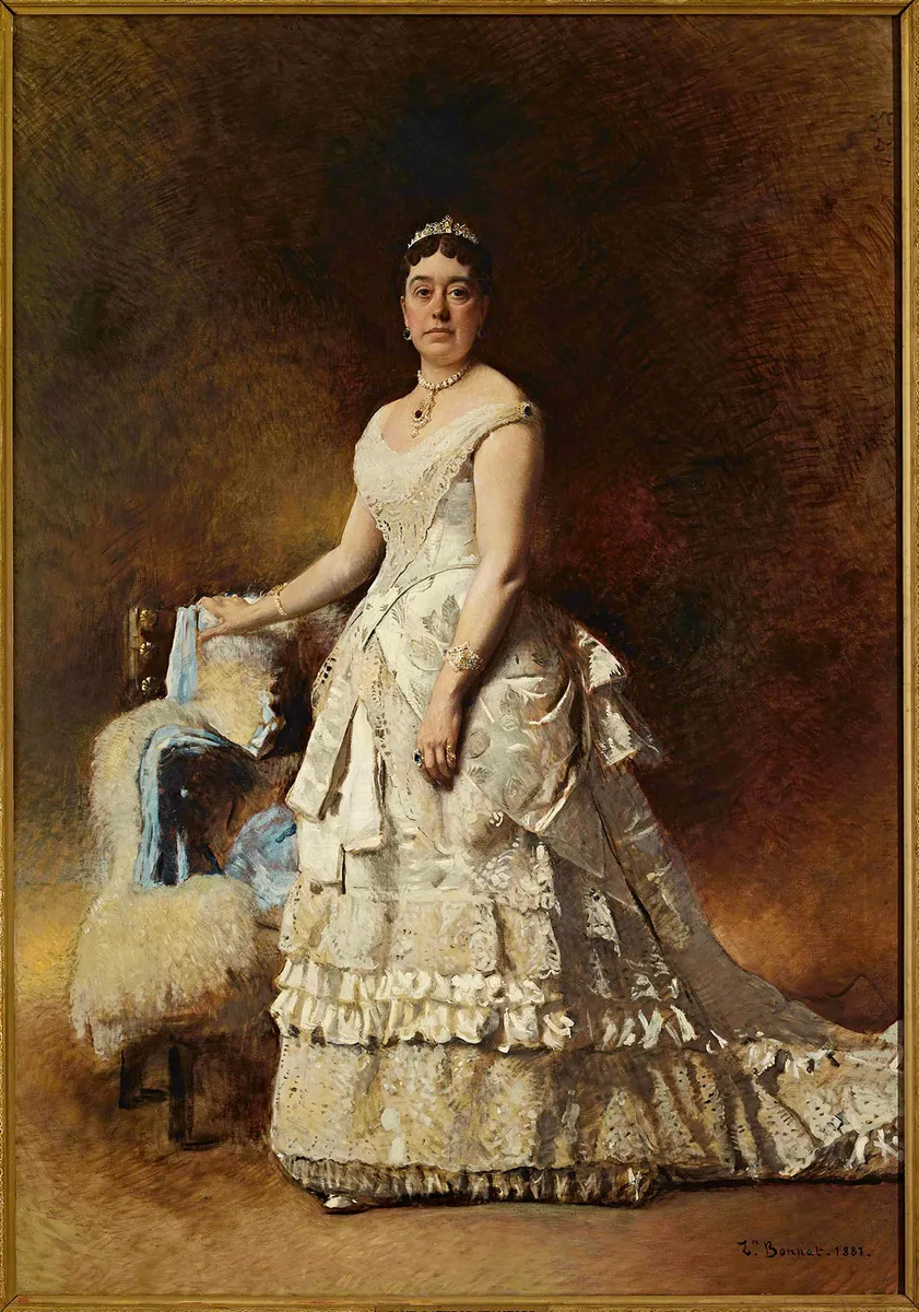 Léon-Joseph-Florentin Bonnat, Jane Lathrop Stanford, 1881