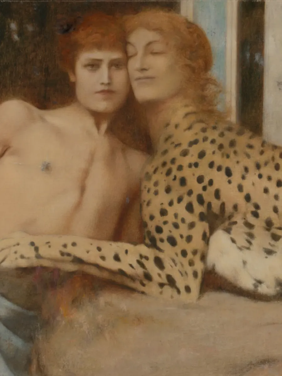Fernand Khnopff, Des Caresses, 1896
