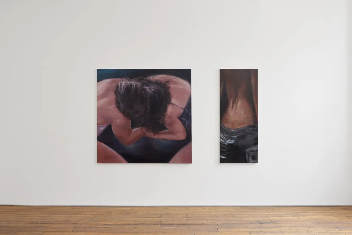 Installation view of Qian Zhong: Almost Body
