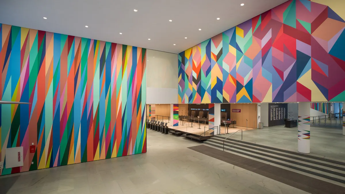 Installation view of Odili Donald Odita: Songs from Life