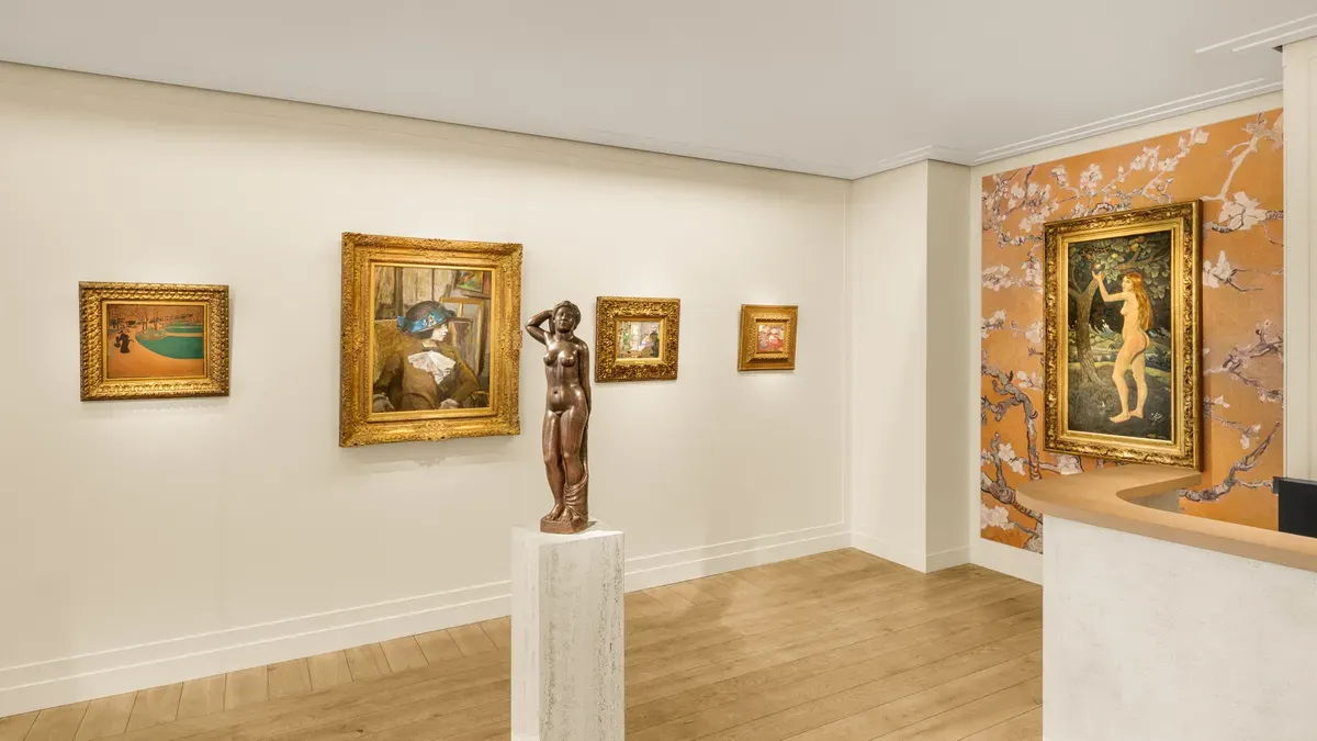Installation view of Nabis