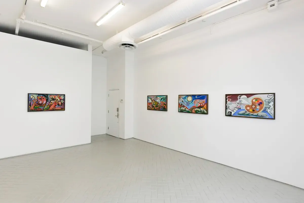 Installation view of Daniel Gibson: Manzanita