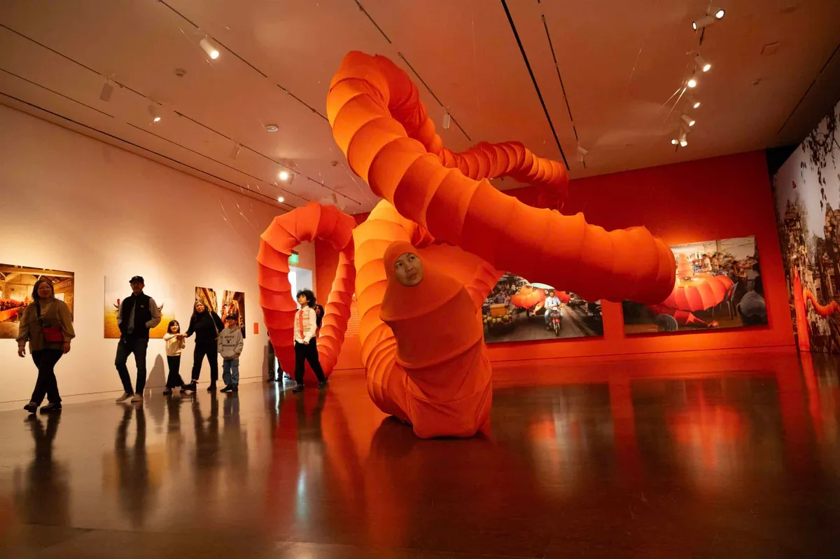 Live Performance Still of The Buddhist Bug, Seattle Asian Art Museum, 2024