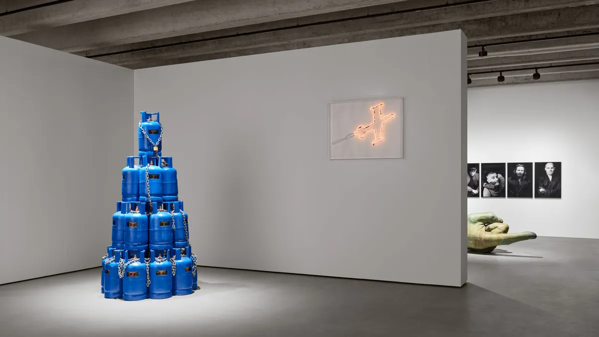Installation view of POWER IS FRAGILE