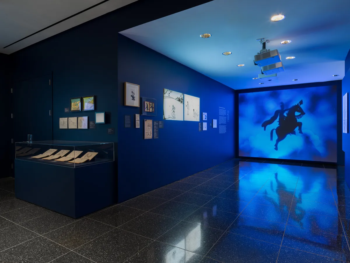 Installation view of It’s Alive! A Century of Animation from the Collection