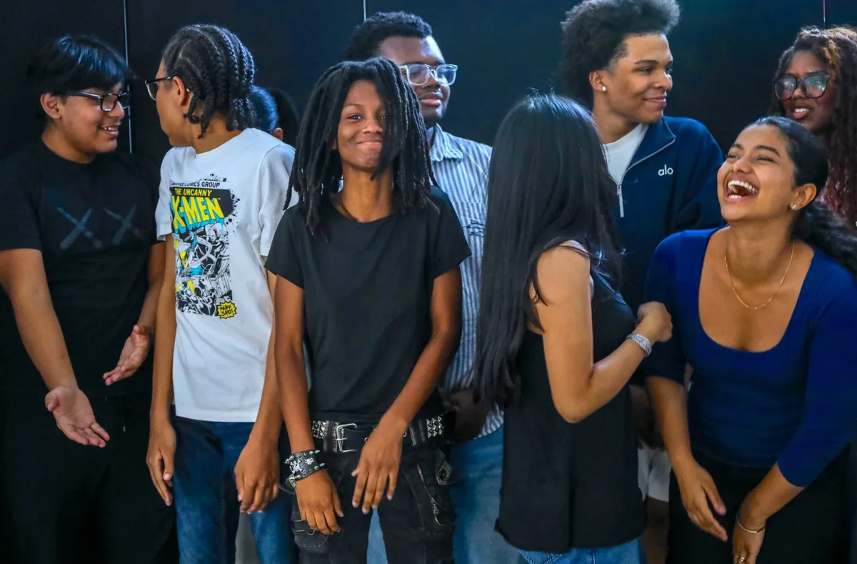 Installation view of Beyond the Margins: Bronx Museum Teens Activate the Permanent Collection