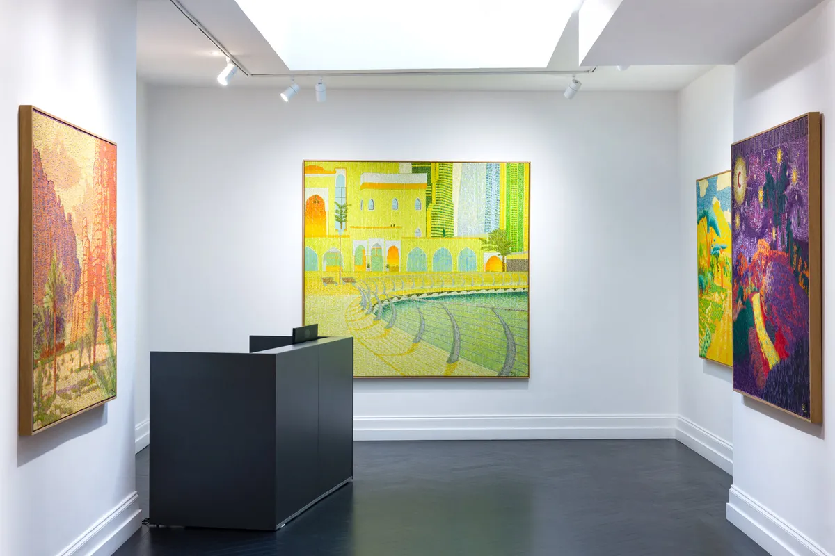Installation view of Touils: Between Landscape and Memory