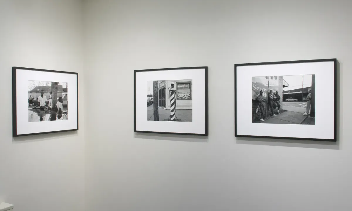 Installation view of Baldwin Lee: New York (1975–1979)