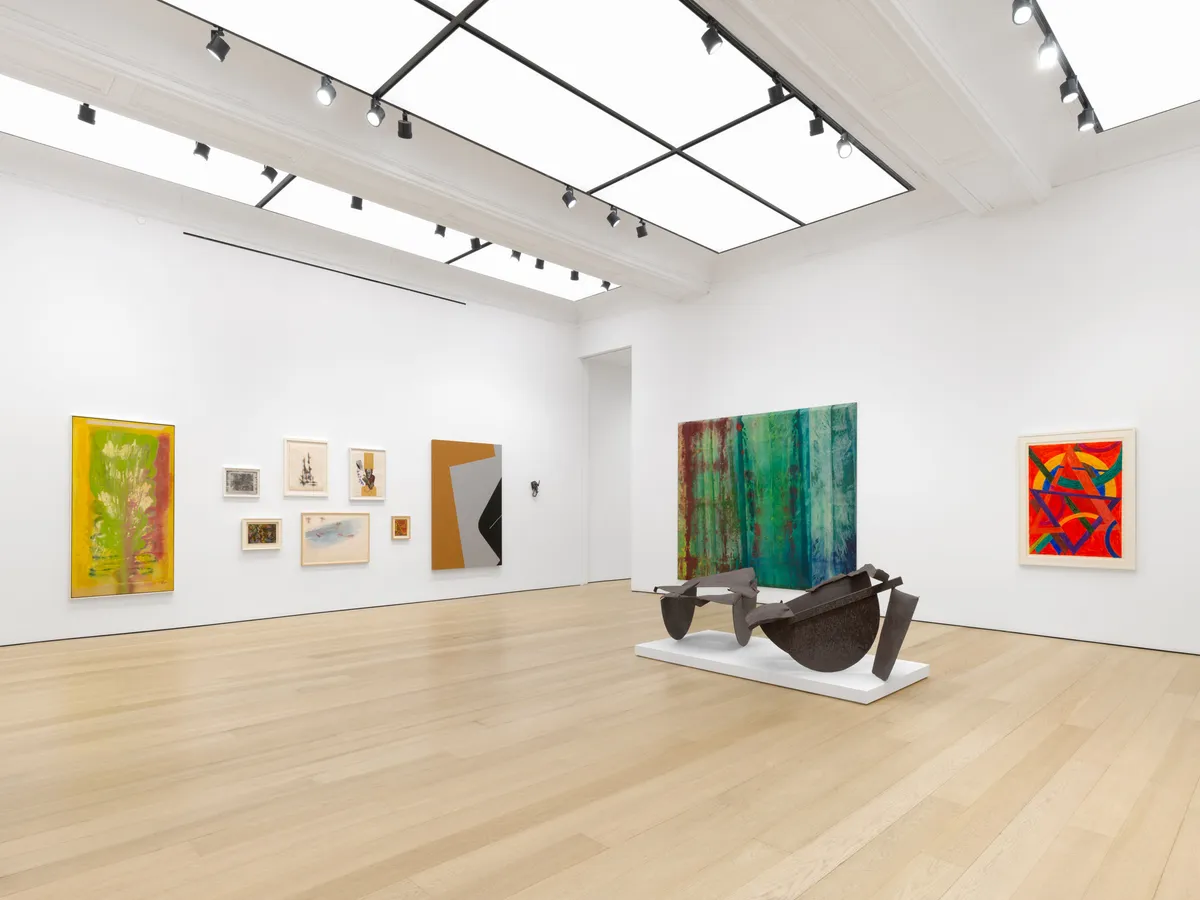 Installation view of People Make Art: A Tribute to Melvin Edwards